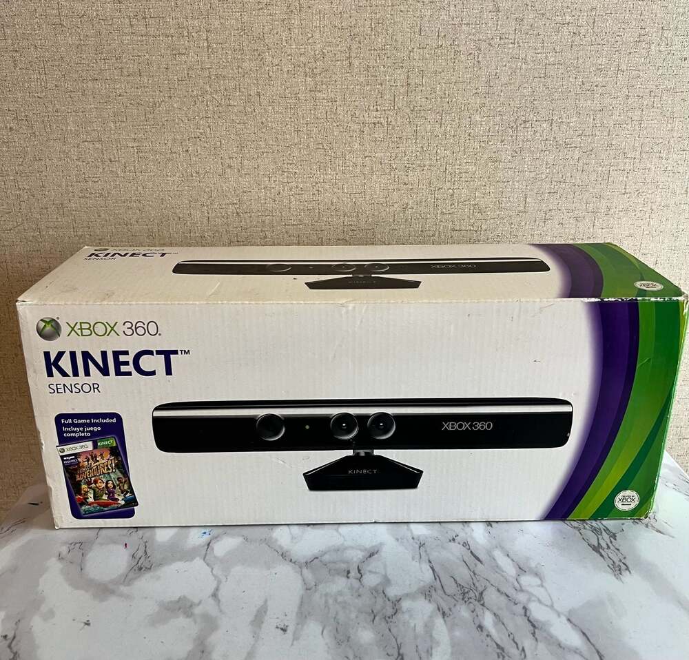 Microsoft Xbox 360 Kinect Sensor with Kinect Adventures Game